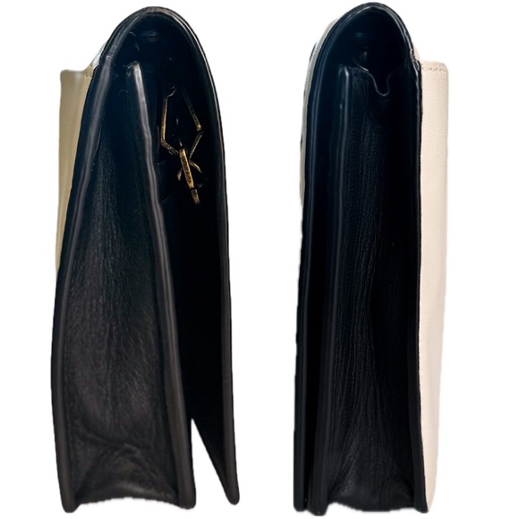 Bottega Veneta Nappa Intrecciato Creamy Beige & Black Checker Chain Wallet 🖤🤍 - Picture 7 of 16